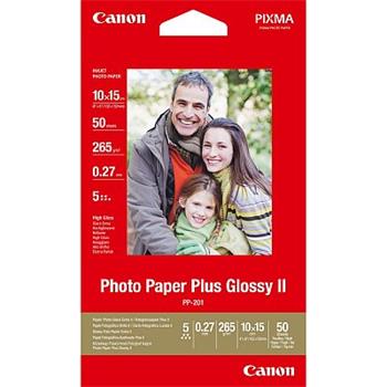 Canon papír PP-201 10x15 cm (4 x 6") 50 listů, 265g/m2, lesklý
